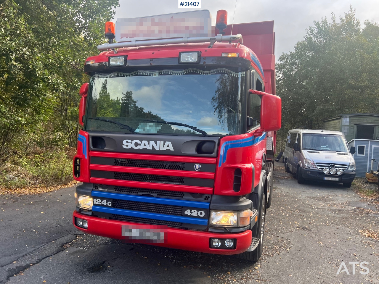 Scania P124G - Tippbil lastbil: bild 3 Scania P124G - Tippbil lastbil: bild 3