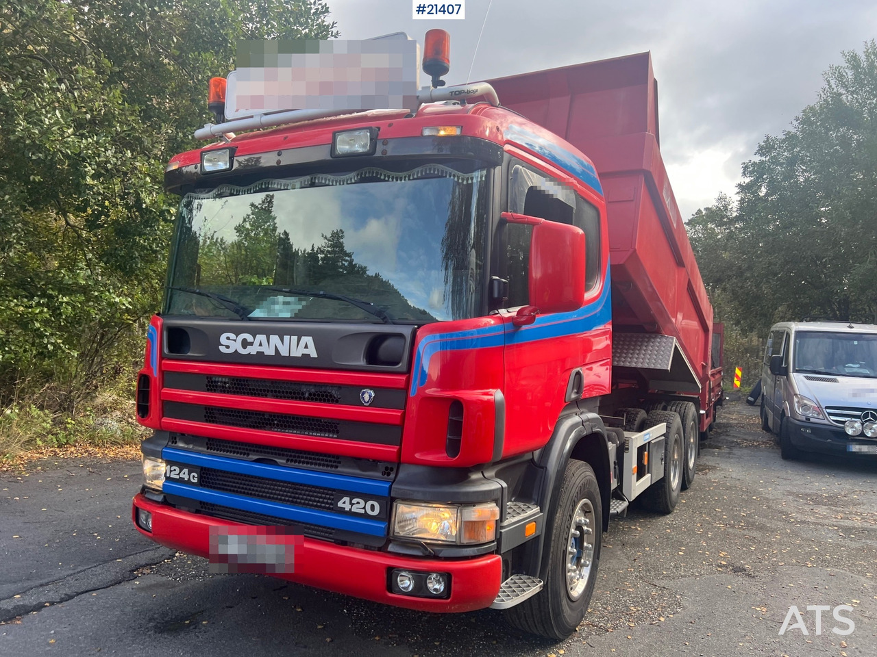 Scania P124G - Tippbil lastbil: bild 2 Scania P124G - Tippbil lastbil: bild 2