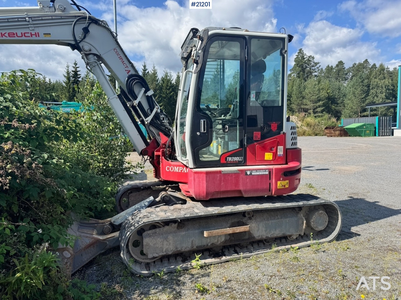 Takeuchi TB280FR - Bandgrävare: bild 1 Takeuchi TB280FR - Bandgrävare: bild 1