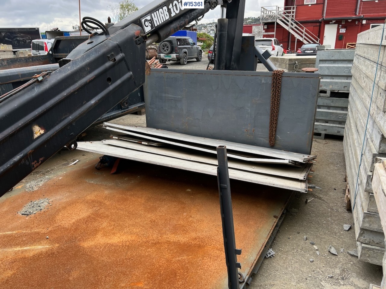 Krokløftkasse m/ HIAB kran - Lastväxlarflak: bild 4 Krokløftkasse m/ HIAB kran - Lastväxlarflak: bild 4