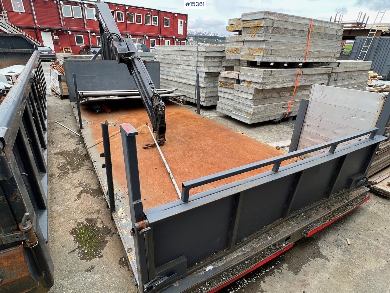 Krokløftkasse m/ HIAB kran - Lastväxlarflak: bild 2 Krokløftkasse m/ HIAB kran - Lastväxlarflak: bild 2
