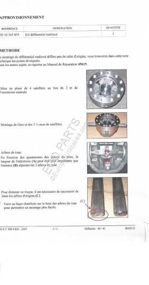 Renault Mascott - Differential för Transportbil: bild 3 Renault Mascott - Differential för Transportbil: bild 3