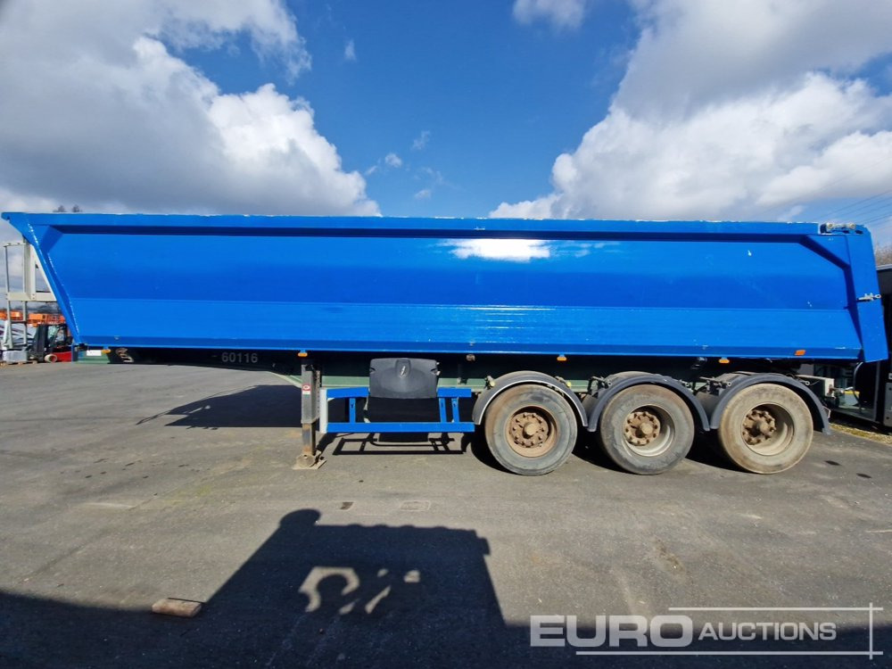 2008 Benalu Tri Axle Tipping Trailer - Tippbil semitrailer: bild 2 2008 Benalu Tri Axle Tipping Trailer - Tippbil semitrailer: bild 2