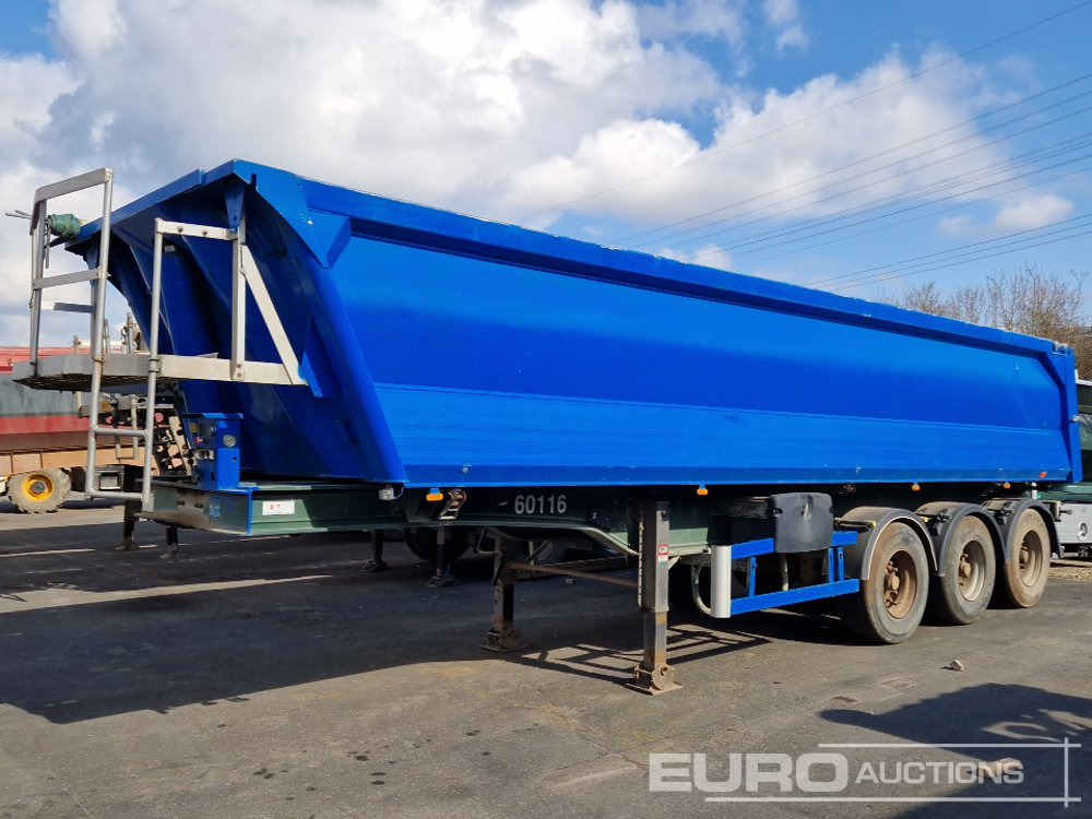 2008 Benalu Tri Axle Tipping Trailer - Tippbil semitrailer: bild 1 2008 Benalu Tri Axle Tipping Trailer - Tippbil semitrailer: bild 1