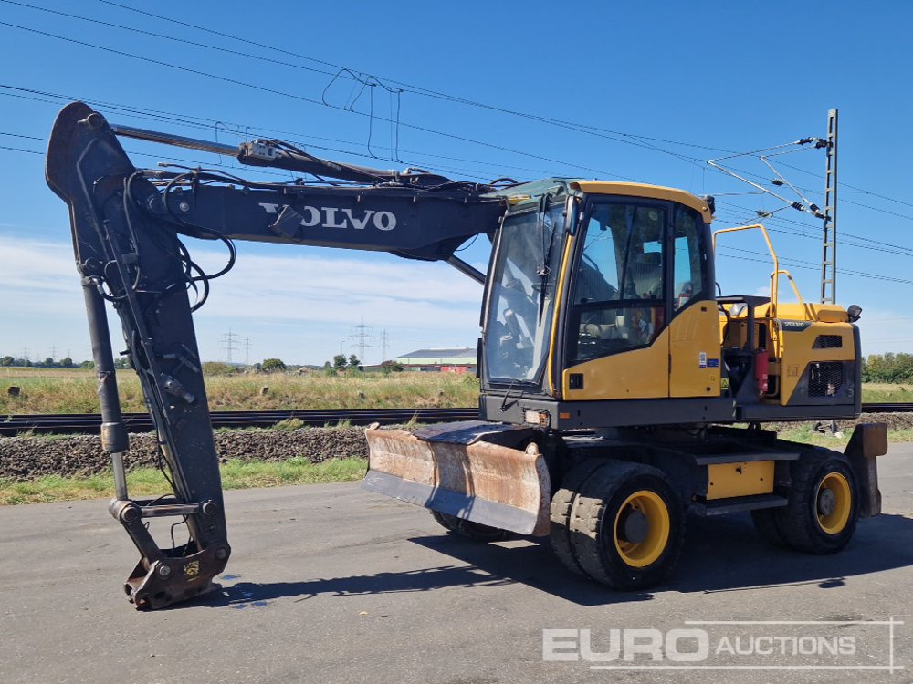 2017 Volvo EW140D - Grävmaskin på däck: bild 1 2017 Volvo EW140D - Grävmaskin på däck: bild 1