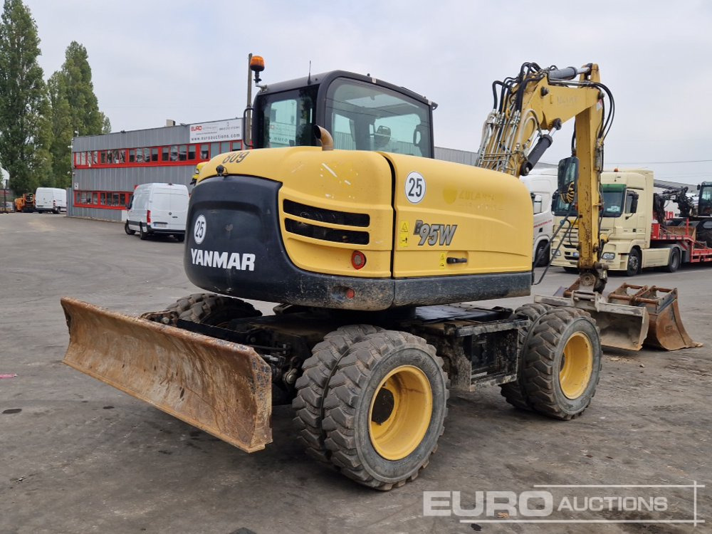 2017 Yanmar B95W - Grävmaskin på däck: bild 5 2017 Yanmar B95W - Grävmaskin på däck: bild 5