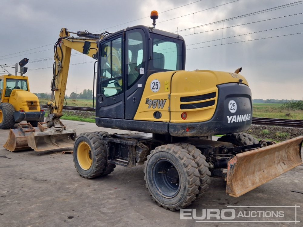 2017 Yanmar B95W - Grävmaskin på däck: bild 3 2017 Yanmar B95W - Grävmaskin på däck: bild 3