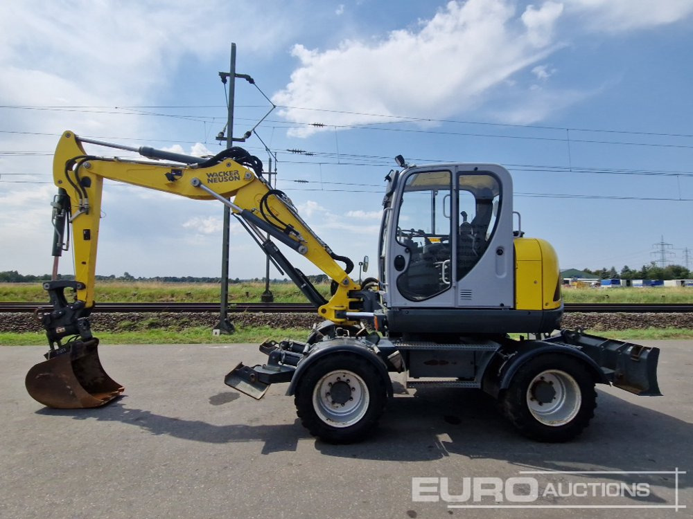 2020 Wacker Neuson EW100 - Grävmaskin på däck: bild 2 2020 Wacker Neuson EW100 - Grävmaskin på däck: bild 2