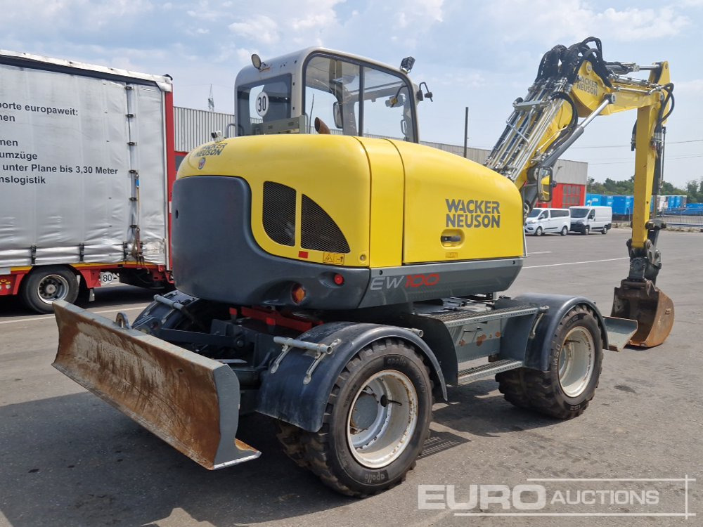 2020 Wacker Neuson EW100 - Grävmaskin på däck: bild 5 2020 Wacker Neuson EW100 - Grävmaskin på däck: bild 5