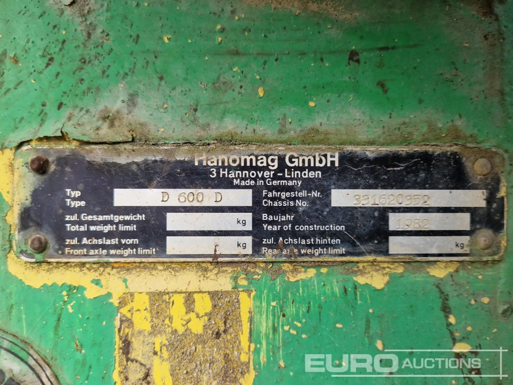 Bulldozer Hanomag D600C: bild 33