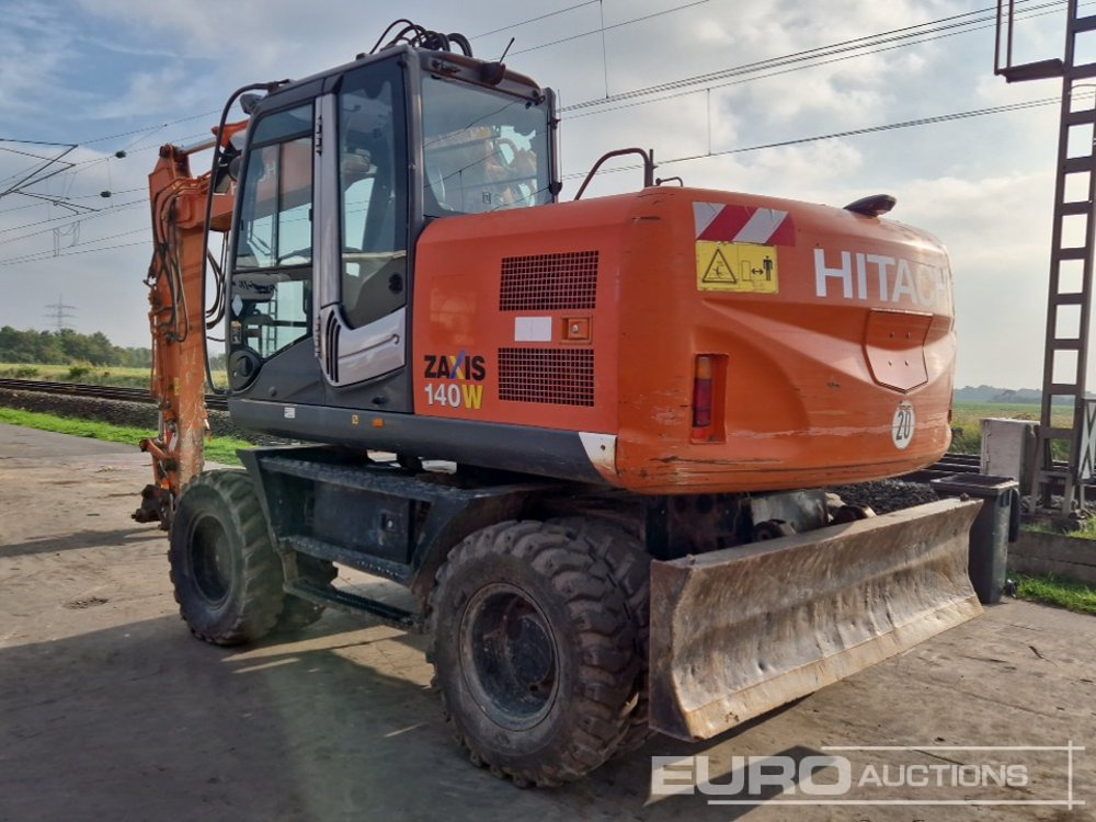 Hitachi ZX140W-3 - Grävmaskin på däck: bild 3 Hitachi ZX140W-3 - Grävmaskin på däck: bild 3