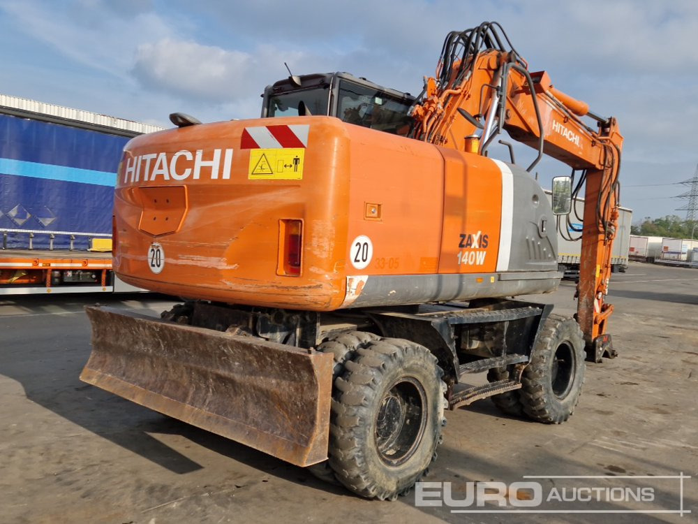 Hitachi ZX140W-3 - Grävmaskin på däck: bild 5 Hitachi ZX140W-3 - Grävmaskin på däck: bild 5