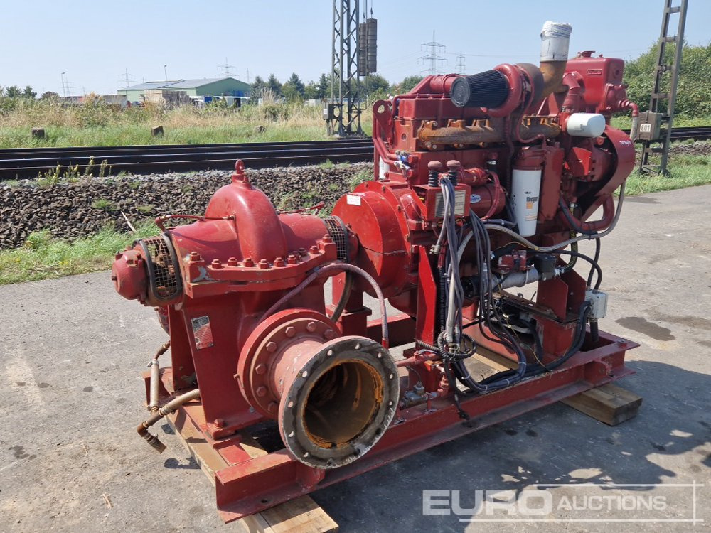 Sterling TD20D 10" Water Pump, 8500L/Min, Cummins 6 Cylinder Turbo Diesel Enginr - Vattenpump: bild 1 Sterling TD20D 10" Water Pump, 8500L/Min, Cummins 6 Cylinder Turbo Diesel Enginr - Vattenpump: bild 1