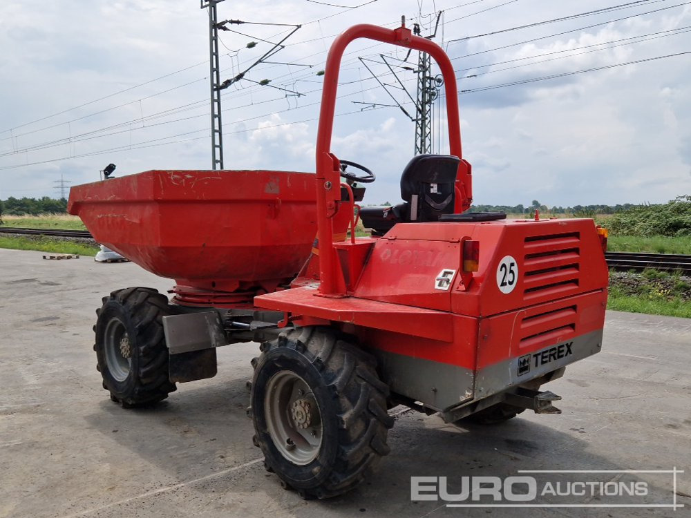 Terex 6 Ton Swivel Skip Dumper, Roll Bar - Minitippbil: bild 4 Terex 6 Ton Swivel Skip Dumper, Roll Bar - Minitippbil: bild 4