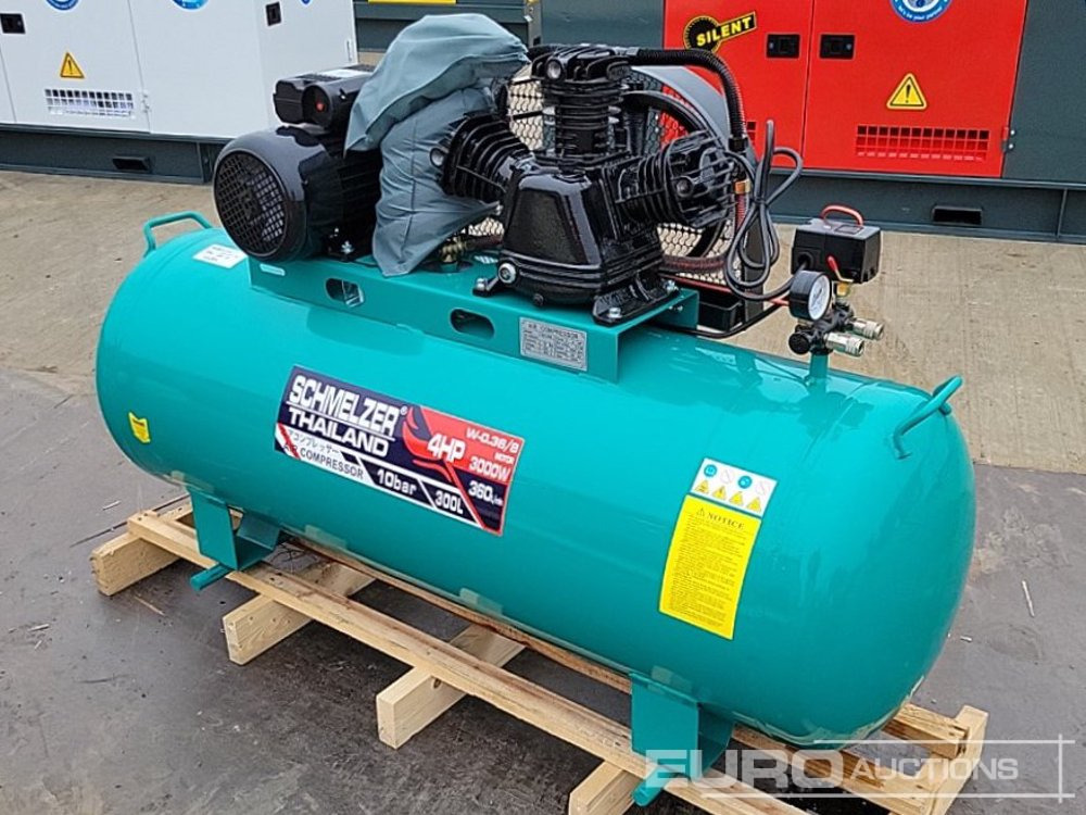 Unused Schmelzer W-0.36/8 - Luftkompressor: bild 1 Unused Schmelzer W-0.36/8 - Luftkompressor: bild 1