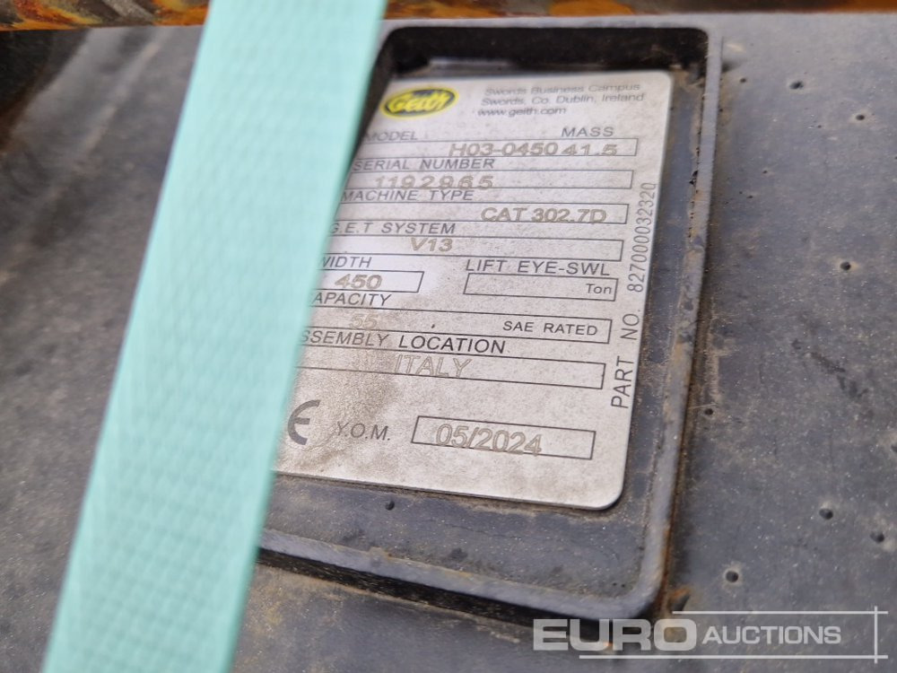 Unused 2024 Geith AT2.8R-1200SR 48" Tilt Ditching Bucket, H03-0450 18" Digging Bucket, H03-0300 12" Digging Bucket 35mm Pin to suit Mini / Conjunto Cazos Excavator - Skopa: bild 5 Unused 2024 Geith AT2.8R-1200SR 48" Tilt Ditching Bucket, H03-0450 18" Digging Bucket, H03-0300 12" Digging Bucket 35mm Pin to suit Mini / Conjunto Cazos Excavator - Skopa: bild 5