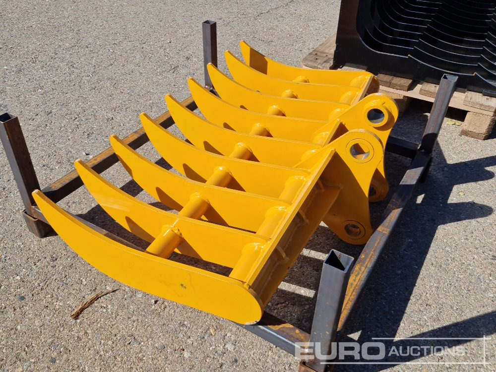 Unused 2025 Captok 44" Dense-Teeth Rake to suit CAT 3-5 Ton Excavator / Rastrillo para Excavadora CAT 3-5 Toneladas - Skopa: bild 1 Unused 2025 Captok 44" Dense-Teeth Rake to suit CAT 3-5 Ton Excavator / Rastrillo para Excavadora CAT 3-5 Toneladas - Skopa: bild 1
