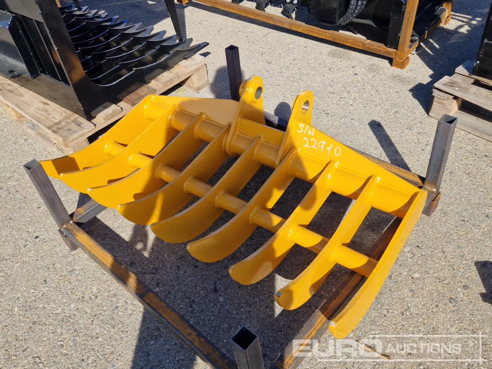 Unused 2025 Captok 44" Dense-Teeth Rake to suit CAT 3-5 Ton Excavator / Rastrillo para Excavadora CAT 3-5 Toneladas - Skopa: bild 4 Unused 2025 Captok 44" Dense-Teeth Rake to suit CAT 3-5 Ton Excavator / Rastrillo para Excavadora CAT 3-5 Toneladas - Skopa: bild 4