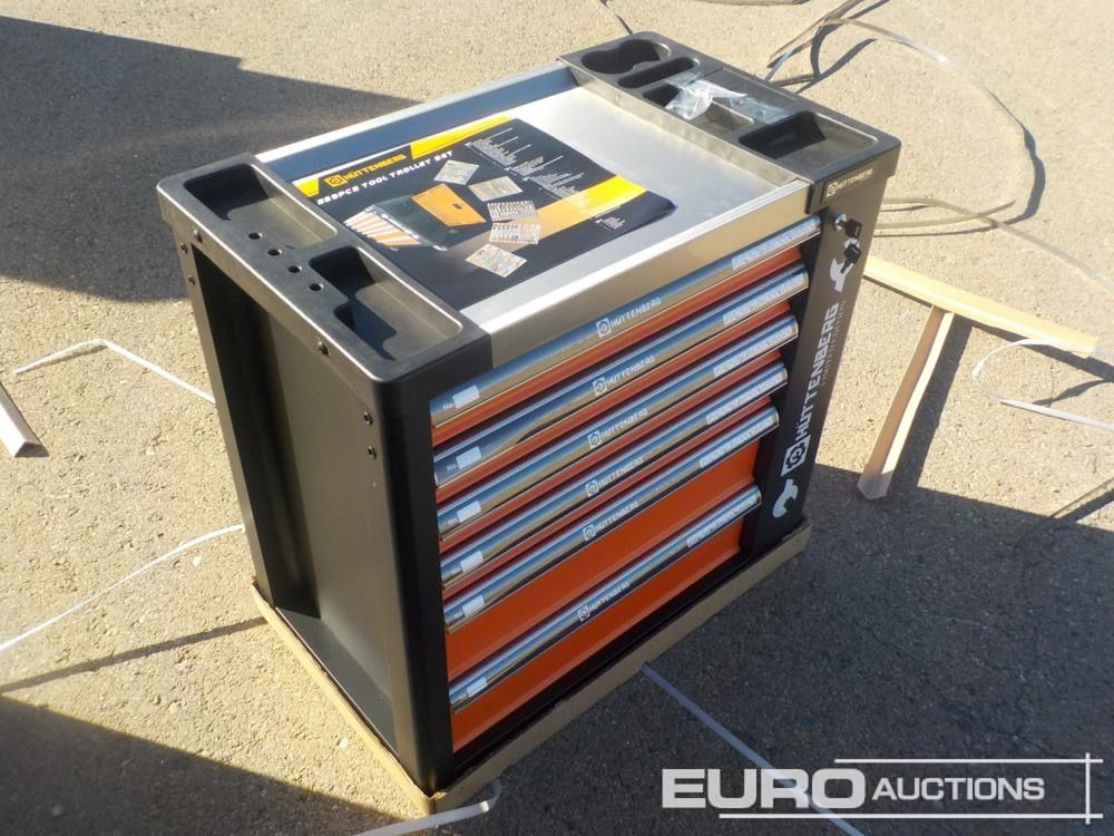 Unused Huttenberg Tools Trolley, 220Pcs, Complete with Tools, 6 Drawers / Carro Porta Herramientas Completo, 6 Cajones - Garage & Verkstadsutrustning: bild 1 Unused Huttenberg Tools Trolley, 220Pcs, Complete with Tools, 6 Drawers / Carro Porta Herramientas Completo, 6 Cajones - Garage & Verkstadsutrustning: bild 1