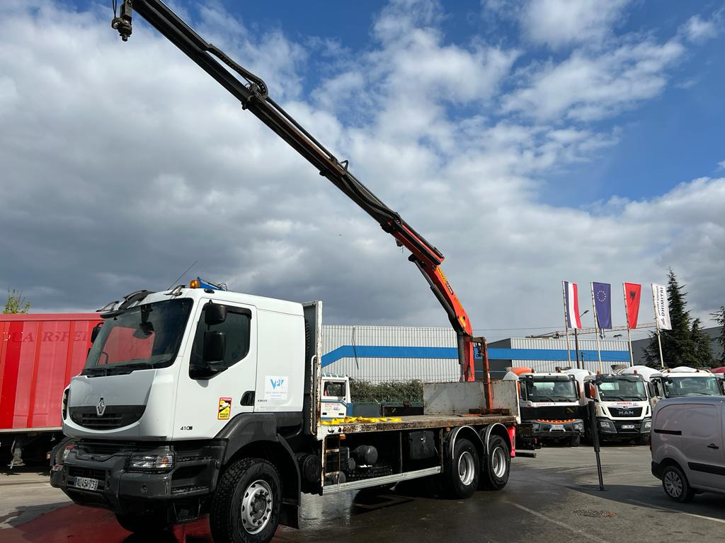 Camion grue Renault 410 AL-454-TS - Flakbil, Kranbil: bild 2 Camion grue Renault 410 AL-454-TS - Flakbil, Kranbil: bild 2
