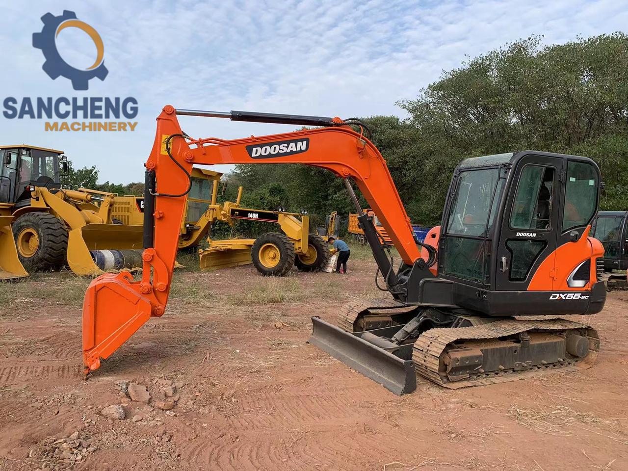 DOOSAN DX55 - Grävmaskin: bild 4 DOOSAN DX55 - Grävmaskin: bild 4