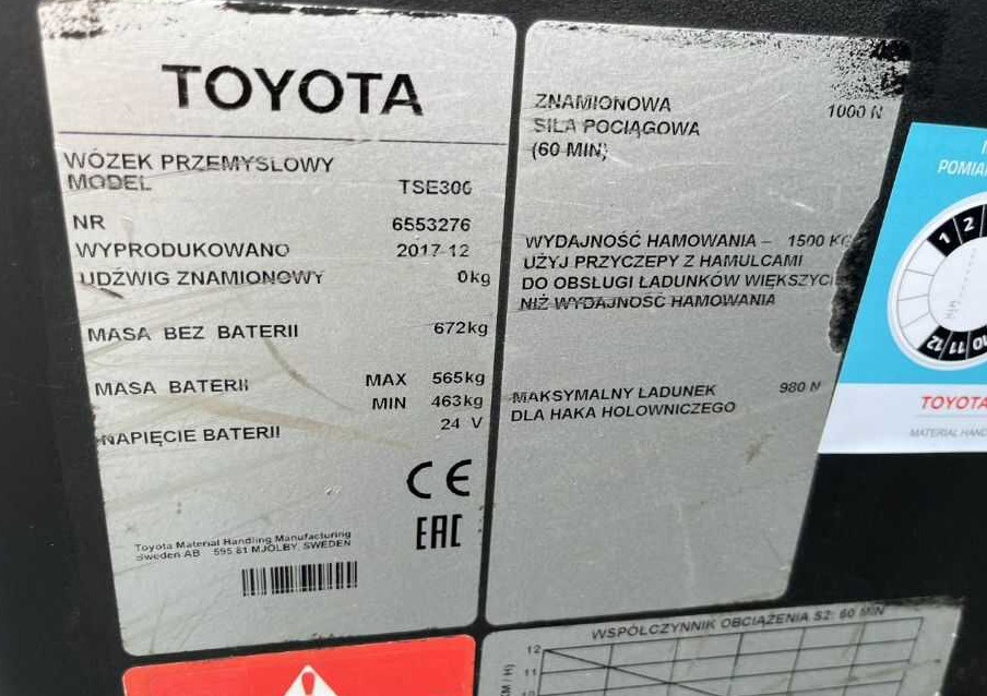 BT TSE300 - Dragtruck: bild 4 BT TSE300 - Dragtruck: bild 4