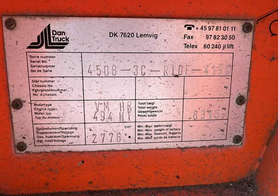 Dan Truck 4508 - Dieseltruck: bild 4 Dan Truck 4508 - Dieseltruck: bild 4