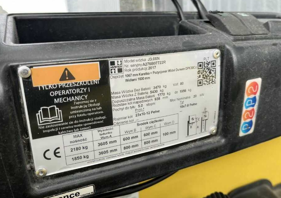 Hyster J3.0XN - Eltruck: bild 4 Hyster J3.0XN - Eltruck: bild 4