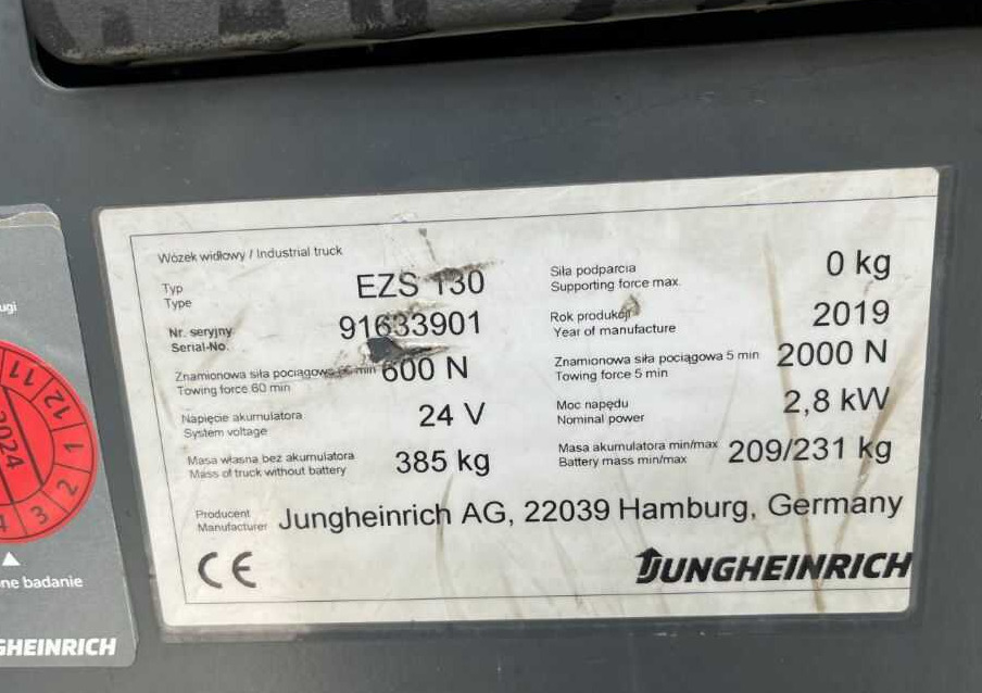 Jungheinrich EZS130 - Dragtruck: bild 4 Jungheinrich EZS130 - Dragtruck: bild 4