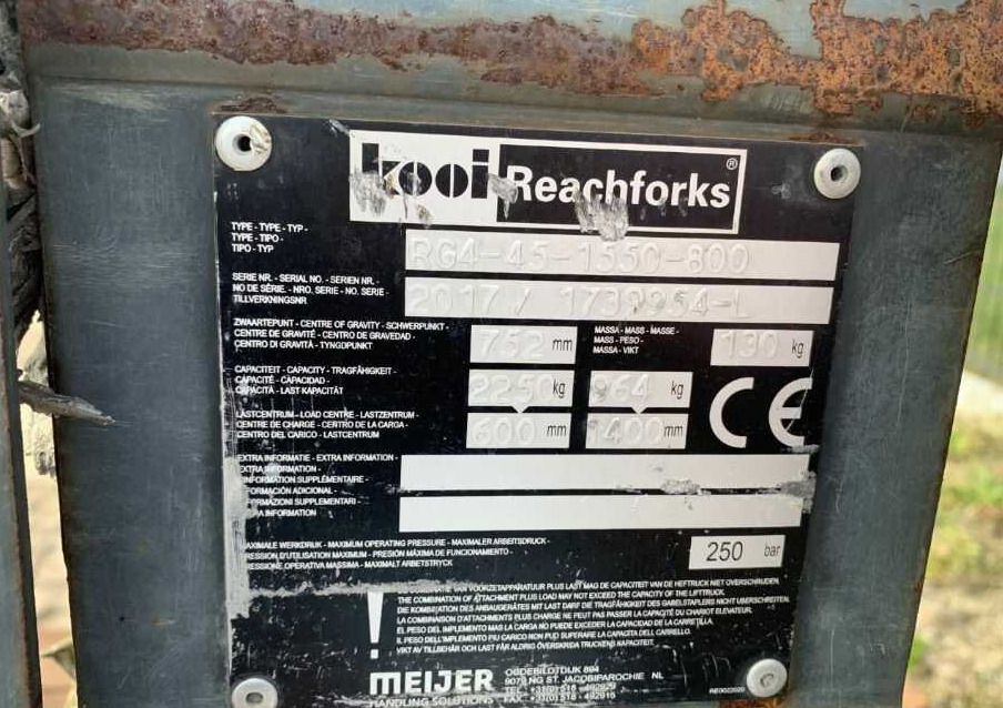 Kooi RG4-45-1550 - Bom för Materialhanteringsutrustning: bild 1 Kooi RG4-45-1550 - Bom för Materialhanteringsutrustning: bild 1