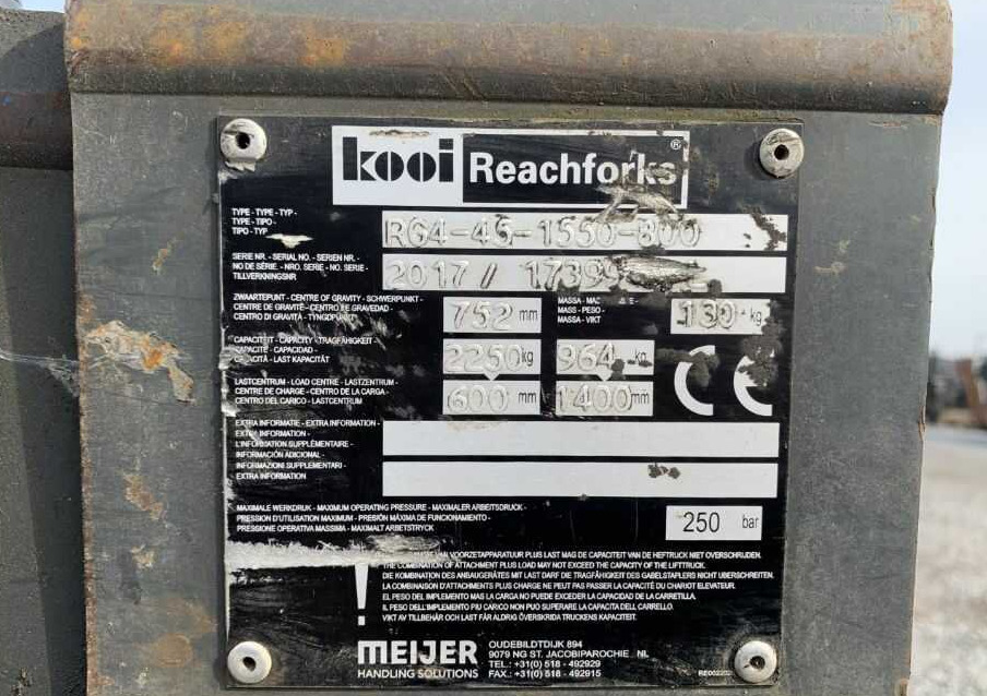 Kooi RG4-45-1550 - Bom för Materialhanteringsutrustning: bild 1 Kooi RG4-45-1550 - Bom för Materialhanteringsutrustning: bild 1