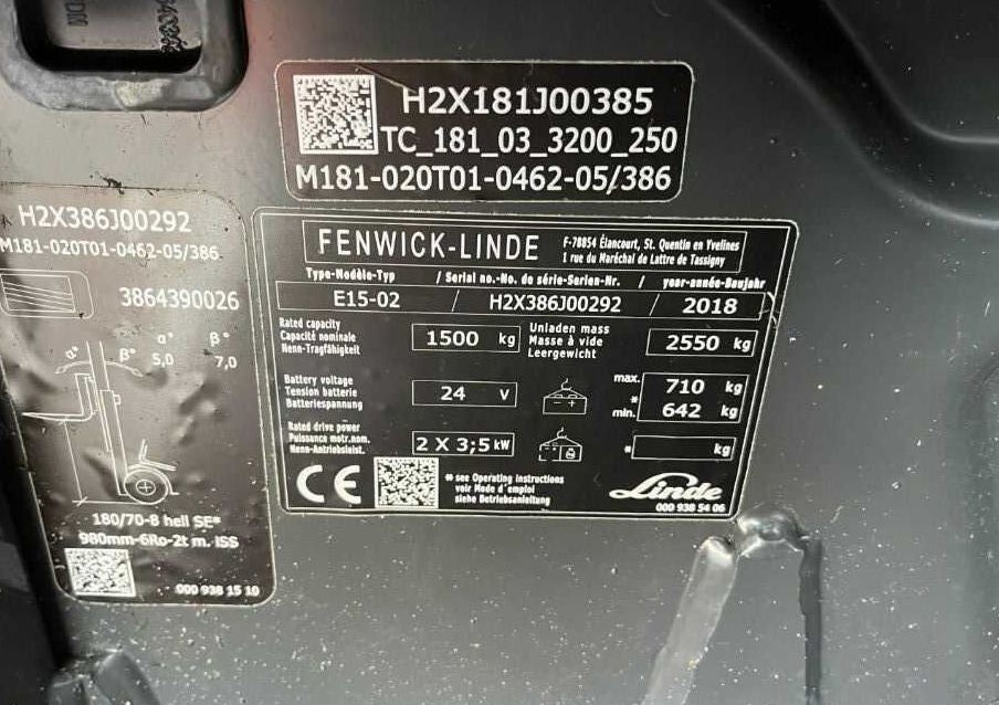 Linde E15-02 - Eltruck: bild 4 Linde E15-02 - Eltruck: bild 4