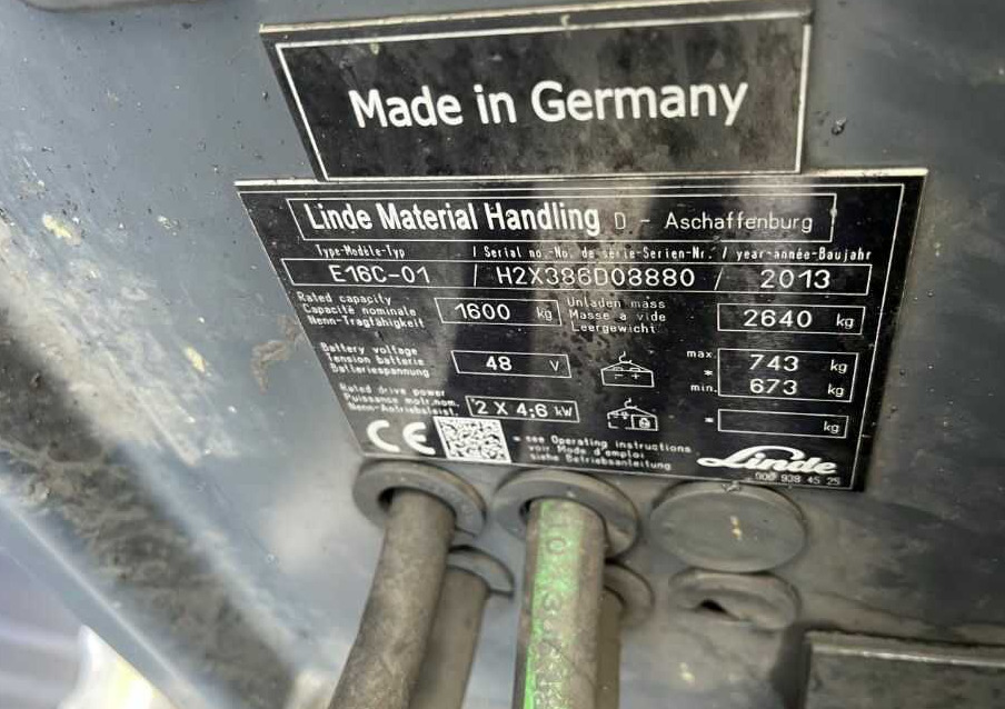 Linde E16-01 - Eltruck: bild 4 Linde E16-01 - Eltruck: bild 4