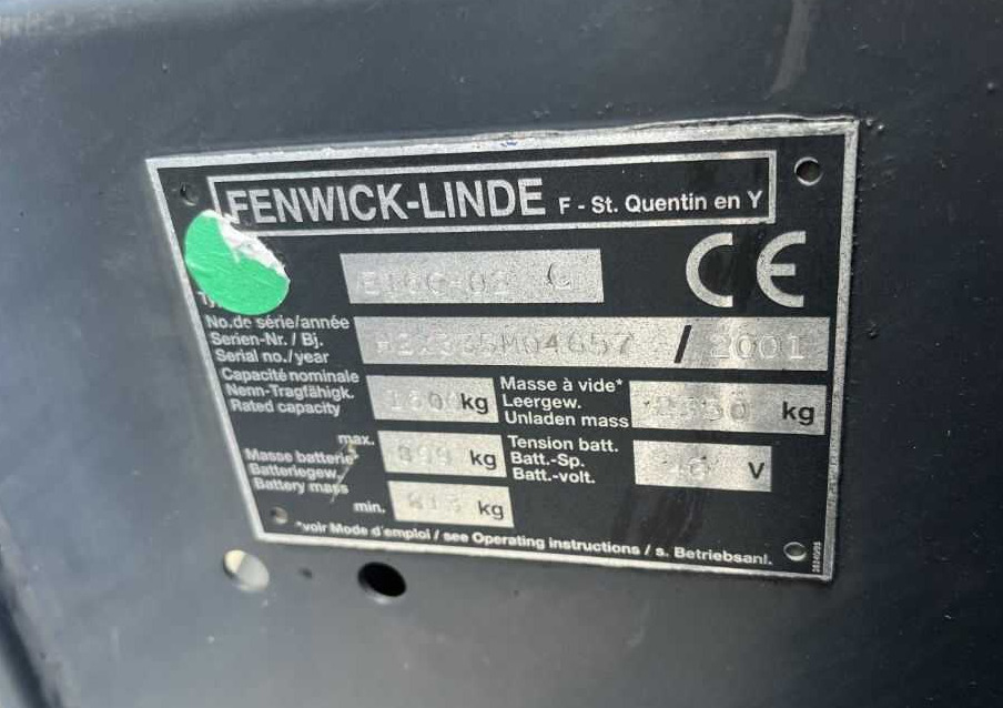 Linde E16C-01 - Eltruck: bild 4 Linde E16C-01 - Eltruck: bild 4