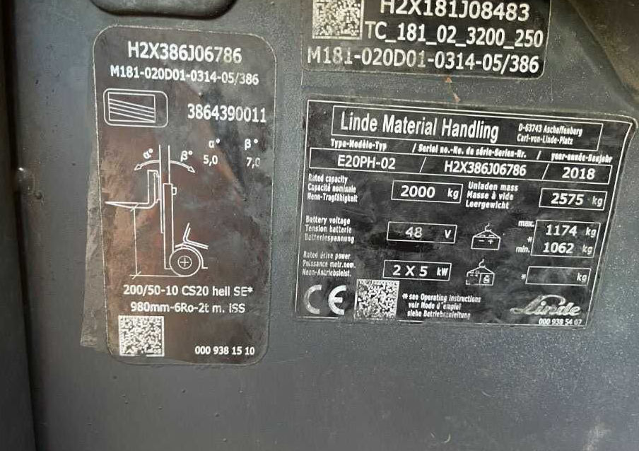 Linde E20PH-02 - Eltruck: bild 4 Linde E20PH-02 - Eltruck: bild 4