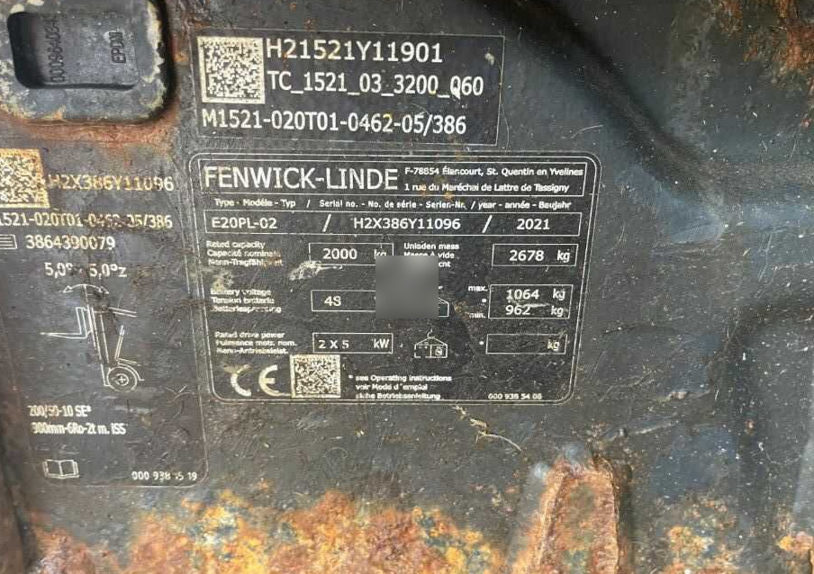Linde E20PL-02 - Eltruck: bild 4 Linde E20PL-02 - Eltruck: bild 4