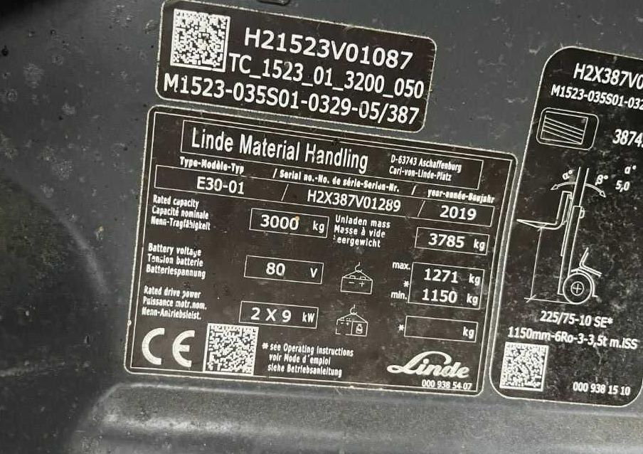 Linde E30-01 - Eltruck: bild 4 Linde E30-01 - Eltruck: bild 4