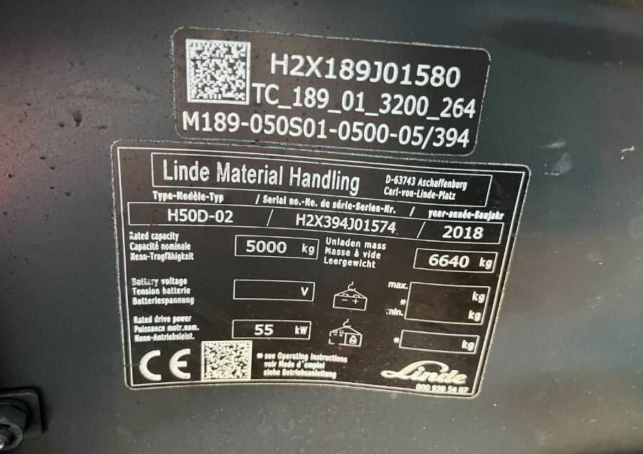 Linde H50D-02 - Dieseltruck: bild 4 Linde H50D-02 - Dieseltruck: bild 4