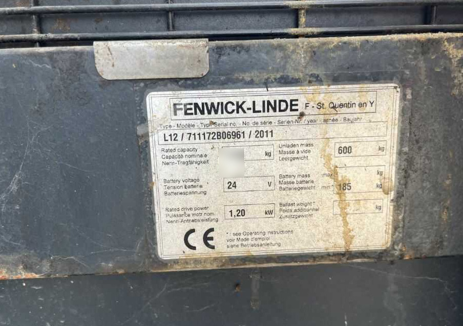 Linde L12 - Staplare: bild 4 Linde L12 - Staplare: bild 4