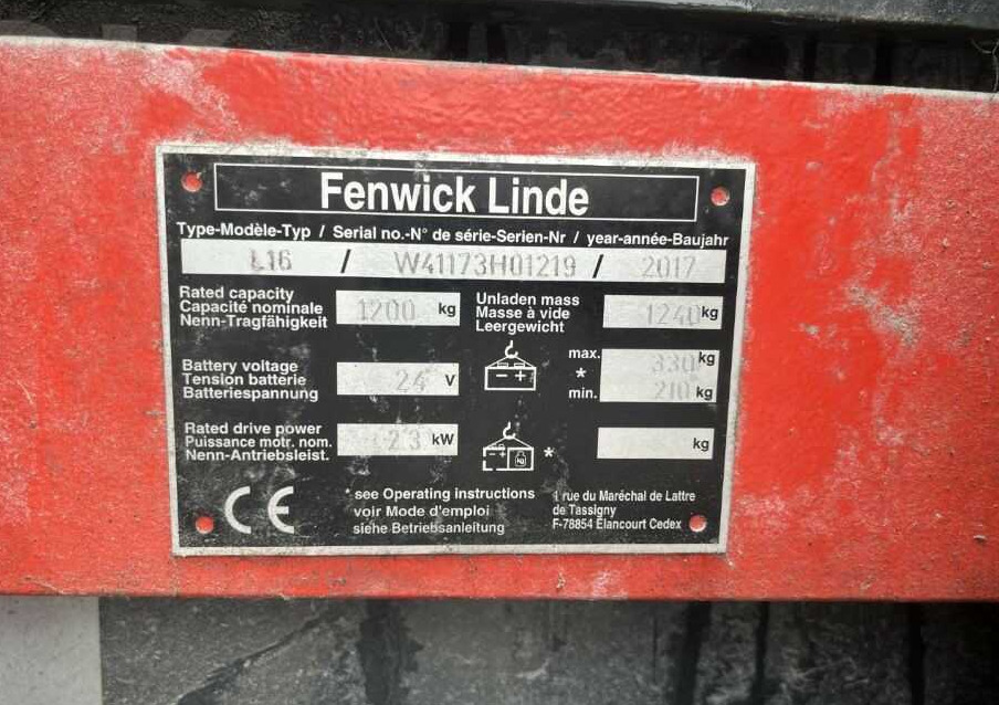 Linde L16i - Staplare: bild 4 Linde L16i - Staplare: bild 4
