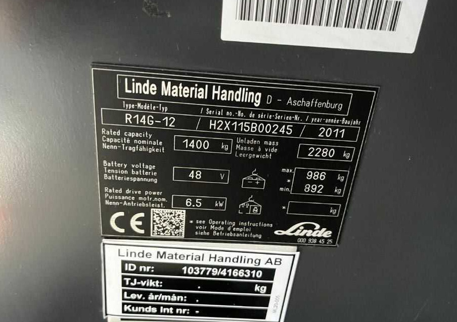 Linde R14G - Skjutstativtruck: bild 4 Linde R14G - Skjutstativtruck: bild 4