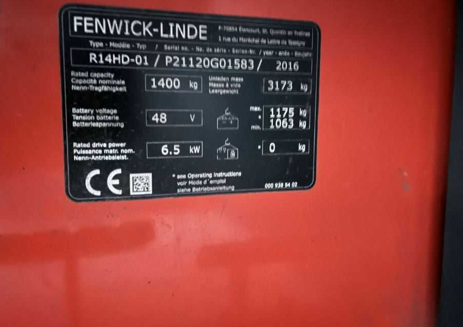 Linde R14HD-01 - Staplare: bild 5 Linde R14HD-01 - Staplare: bild 5