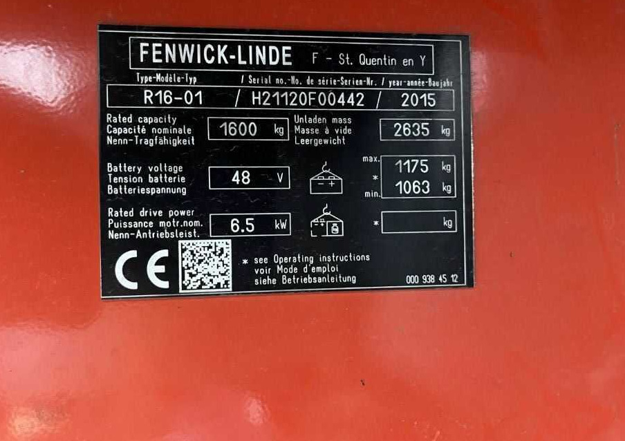 Linde R16 - Skjutstativtruck: bild 4 Linde R16 - Skjutstativtruck: bild 4