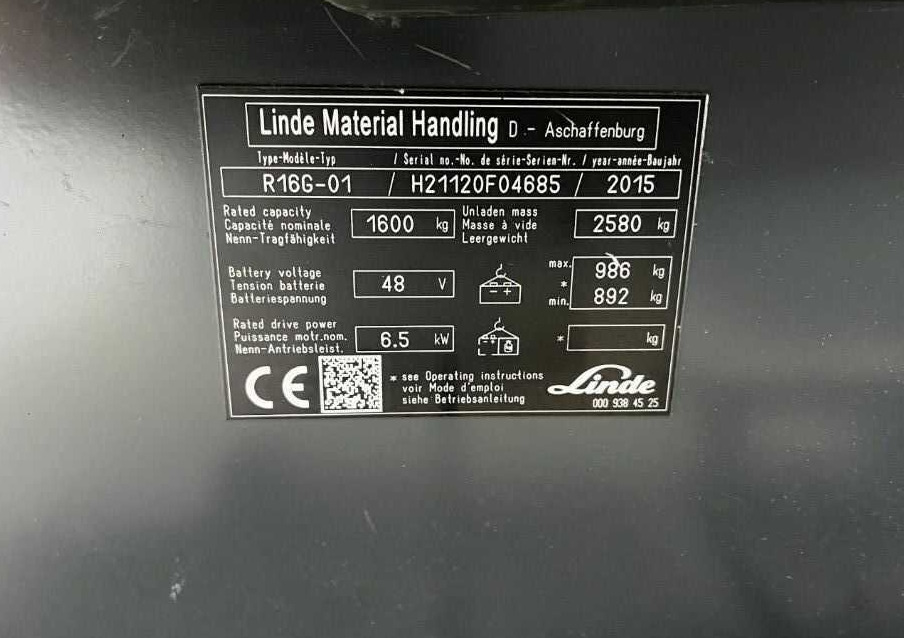 Linde R16G - Skjutstativtruck: bild 4 Linde R16G - Skjutstativtruck: bild 4