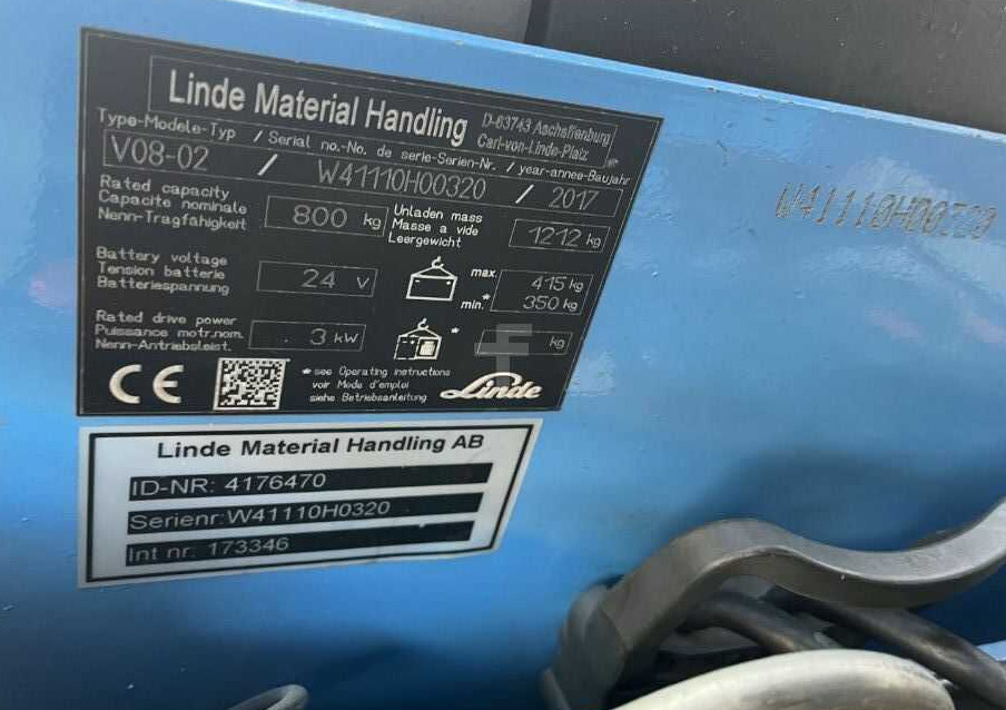 Linde V08-02 - Plocktruck: bild 4 Linde V08-02 - Plocktruck: bild 4