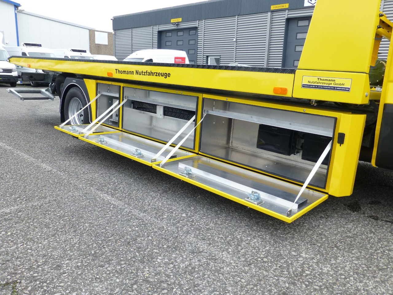 Bärgningsbil Iveco DAILY 72C18 Schiebeplateu Luftfed Navi Hubbrille: bild 16