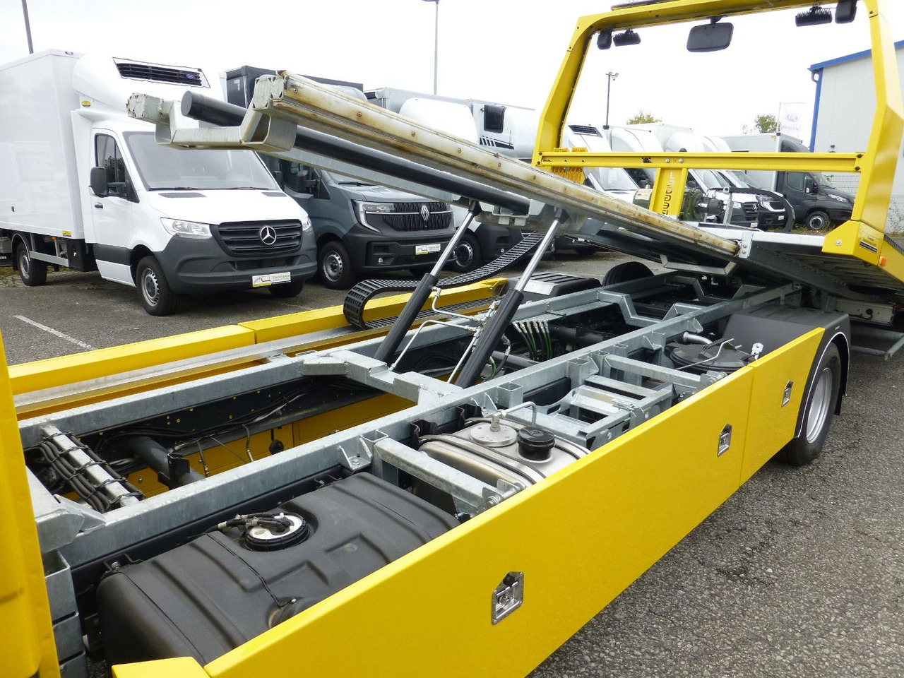 Bärgningsbil Iveco DAILY 72C18 Schiebeplateu Luftfed Navi Hubbrille: bild 19