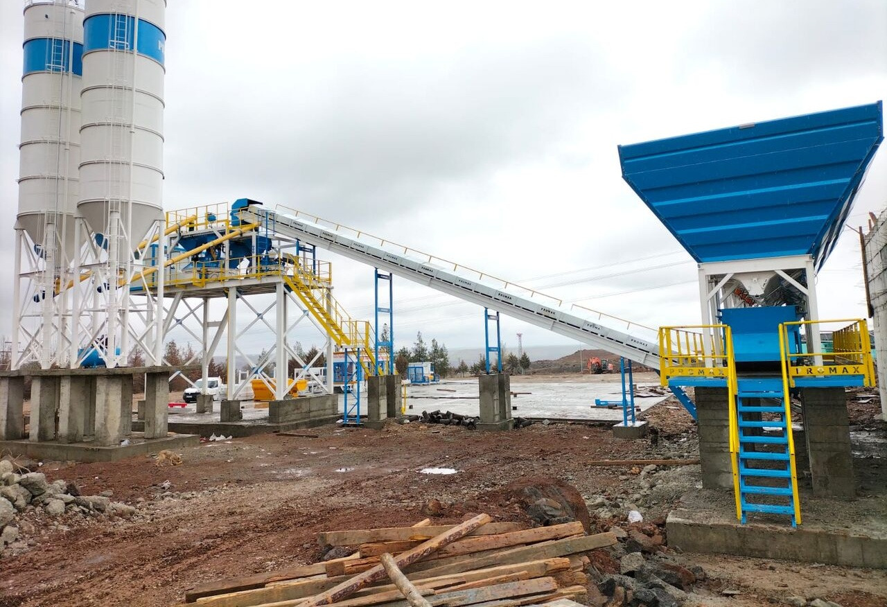 Promax Stationary Concrete Batching Plant with Double Planetary Mixer - Betongfabrik: bild 2 Promax Stationary Concrete Batching Plant with Double Planetary Mixer - Betongfabrik: bild 2