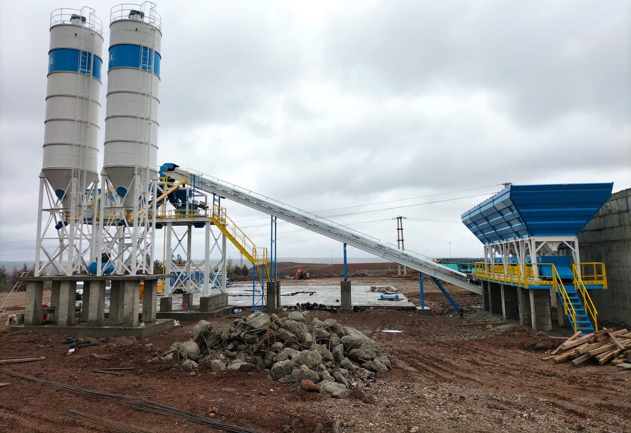 Promax Stationary Concrete Batching Plant with Double Planetary Mixer - Betongfabrik: bild 3 Promax Stationary Concrete Batching Plant with Double Planetary Mixer - Betongfabrik: bild 3