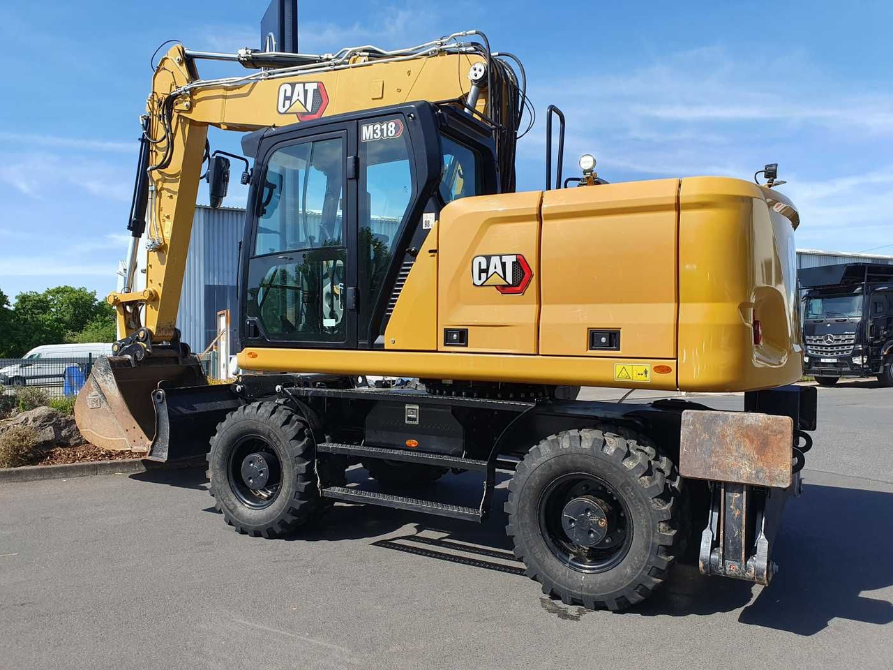 CAT M318 / 2022 / nur 286h! / Tieflöffel / Pratzen - Grävmaskin på däck: bild 3 CAT M318 / 2022 / nur 286h! / Tieflöffel / Pratzen - Grävmaskin på däck: bild 3